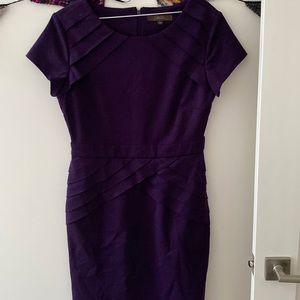 Jessica purple office dress